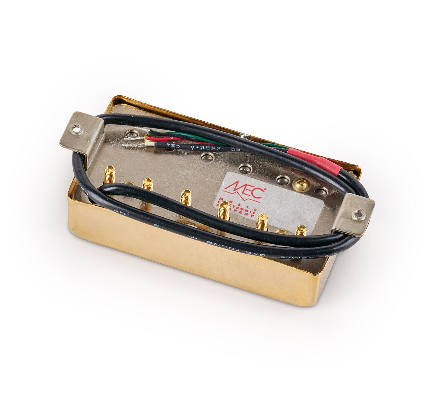 Modern Humbucker Guitar Pickup Bridge - Gold Cover 